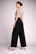 Pleated Pants with Pockets