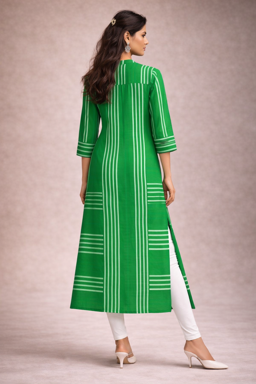 Knotted Yoke Style Kurta