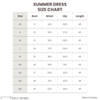 Adjustable thin shoulder strap summer dress