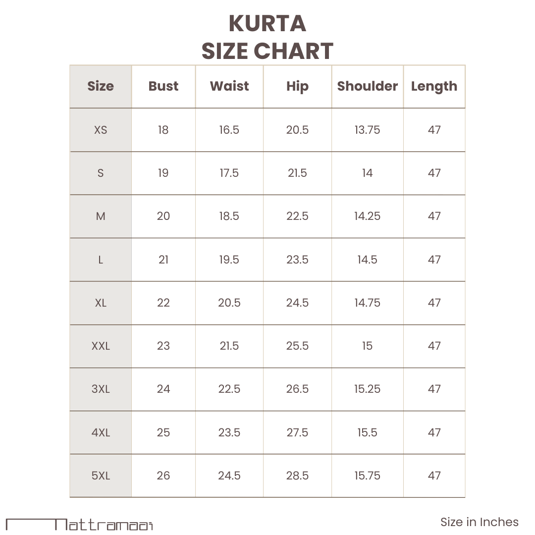 U Yoke Kurta with Sleeve Gathers