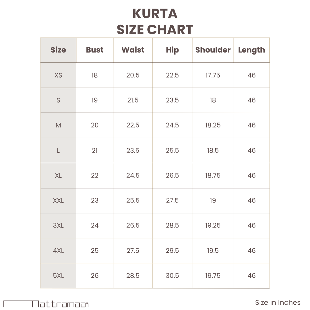 Wide Hem Panel Kurta
