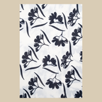 Pleated Maison Bloom Monochrome Floral Kurta with Sequence Work in Fluid Silhouette