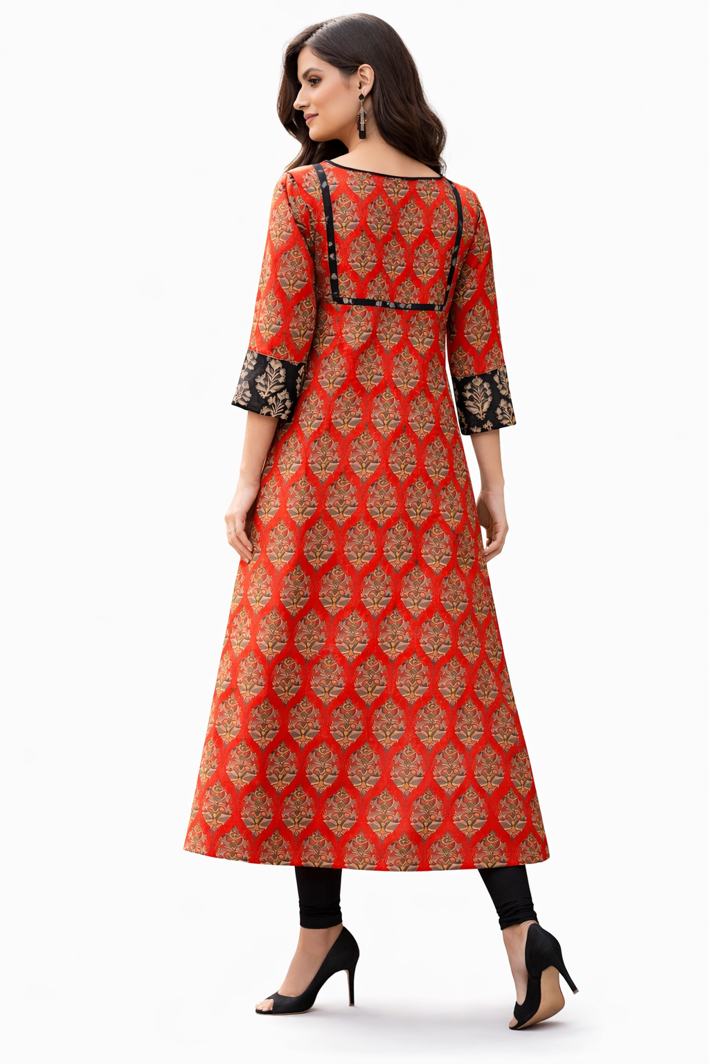 Wide Hem, Loose Fit Kurta with Pockets