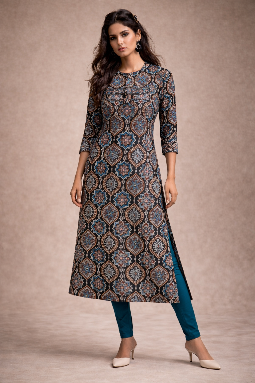 Knotted Yoke Style Kurta