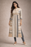 Knotted Yoke Style Kurta