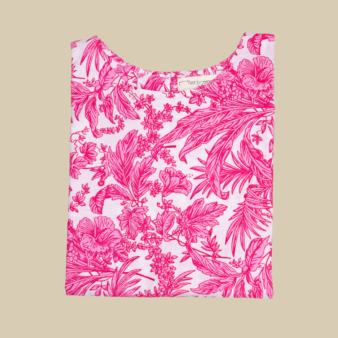 Floral Sleeveless Printed Kurta