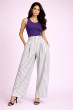 Pleated Pants with Pockets