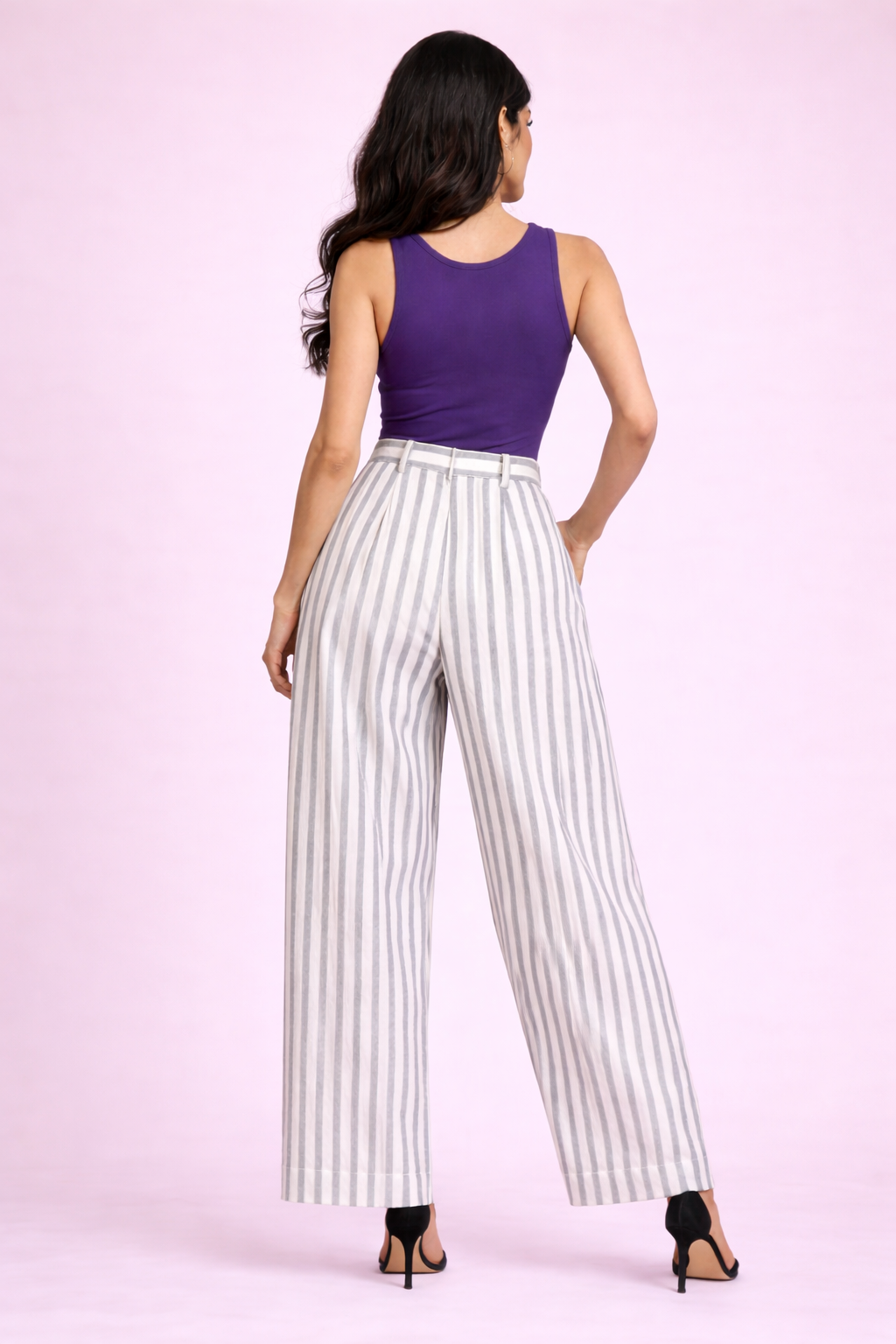 Pleated Pants with Pockets