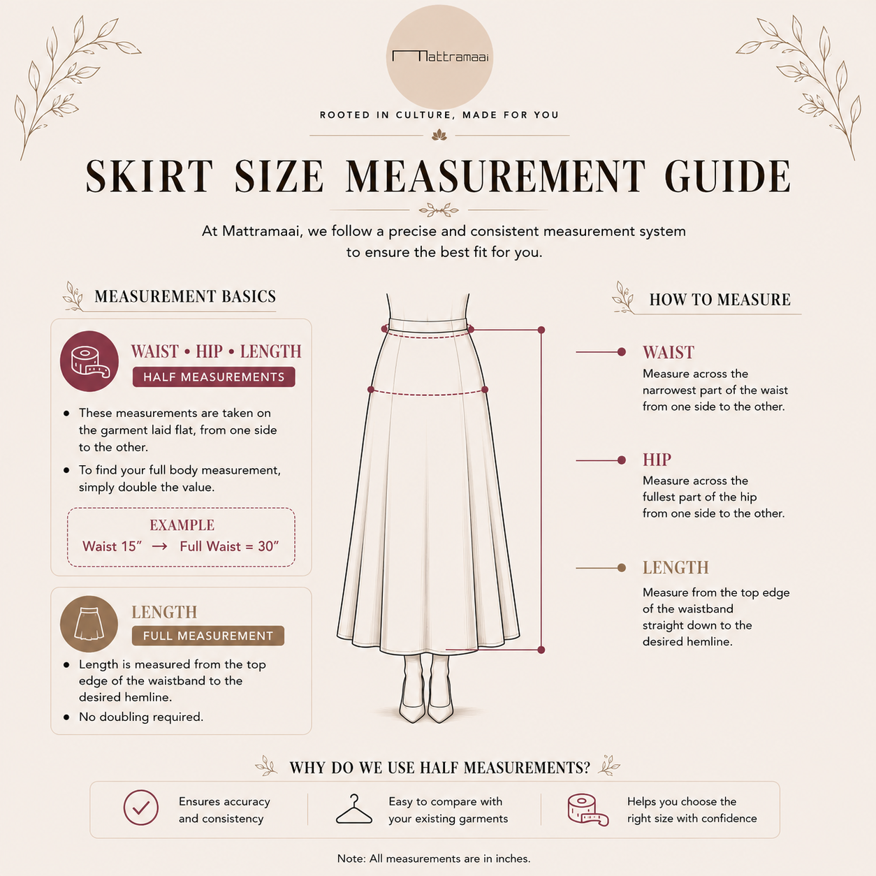 Box Pleated Long Skirt with Pockets