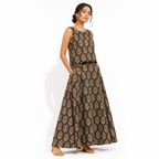 Co-ord Set - Sleeveless Top along with a Flared Skirt