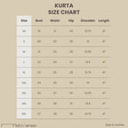 Wide Hem, Loose Fit Kurta with Pockets